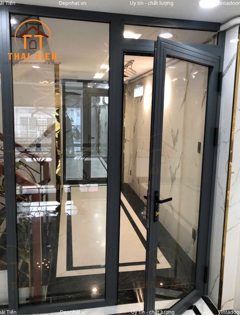Công trình cửa nhôm xingfa việt nam kính 8mm cường lực phụ kiện đồng bộ  Địa chỉ đường Thành Công Quận Tân Phú - Ảnh 3